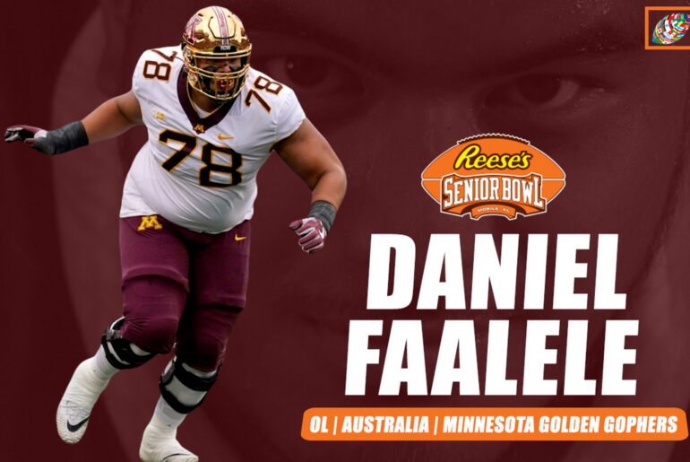 NCAA 2022 Senior Bowl Daniel Faalele