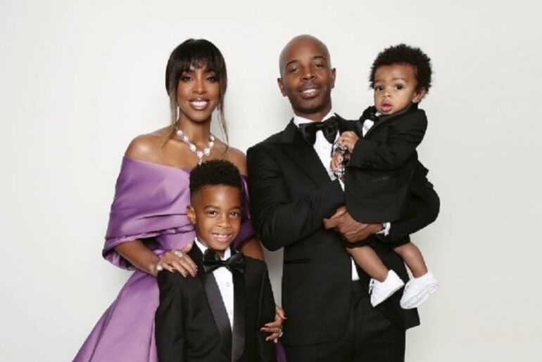 kelly rowland and husband and two children