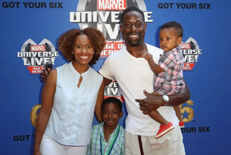 Sterling K Brown and family scaled 1