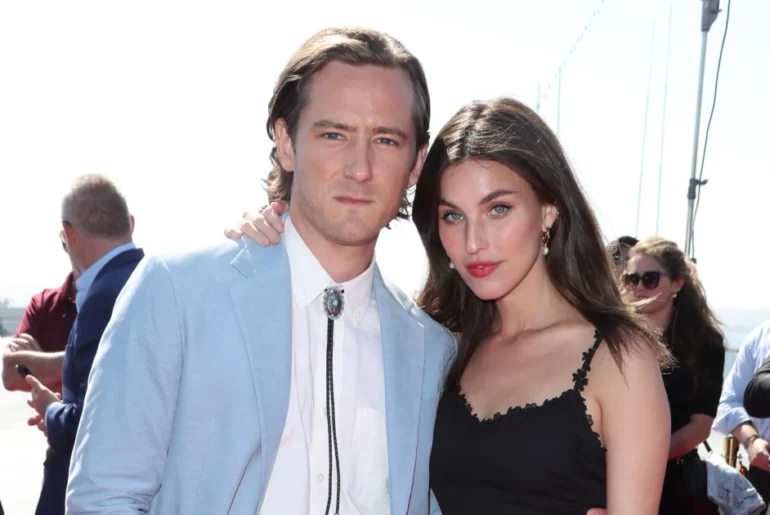 lewis pullman and rainey qualley