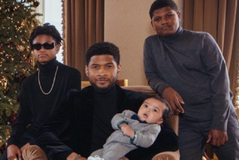 usher and all his sons