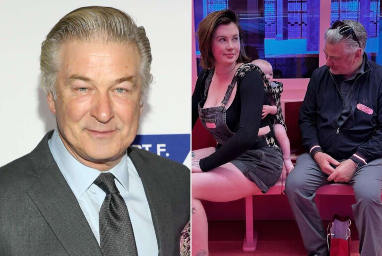 Alec Baldwin Is All Smiles While on Sweet Outing with Granddaughter Holland