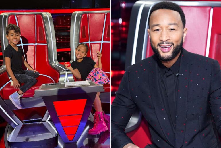 John Legend's Daughter Luna, 8, Adorably Interviews Her Dad as She Attends The Voice Finale with Brother Miles