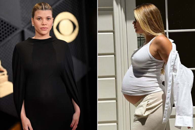 Pregnant Sofia Richie Celebrates ‘9 Months of Bliss’ in Baby Bump Photo: ‘Waiting on You Baby Girl’