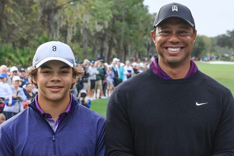 Tiger Woods Jokes His Son Charlie, 15, ‘Listens to Me About Golf' but Not 'Anything Else'