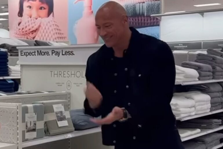 Young Fan Takes on Dwayne Johnson in Rock, Paper, Scissors at Target: See the Cute Video!